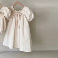 thumbnail image 3 of Nouvelle Mode 2023 Robe à Manches Courtes pour Filles Printemps Automne Coton Enfants Mignon Décontracté Floral Vestido Tenues, 3 of 7