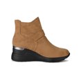 thumbnail image 3 of Unique Bargains Bottines à Talon Compensé avec Boucle Décorative pour Femmes Marron (Taille 6), 3 of 7