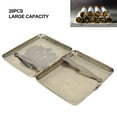 thumbnail image 3 of Metal  Case Retro Double Sided Spring Clip Open Pocket Holder for 20pcs, 3 of 8