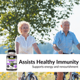 thumbnail image 3 of Kaya Naturals Elderberry Immune Support | Elderberry with Zinc and Vitamin C for Adults Elderberry Vitamins, Probiotics & Turmeric 1200mg Immune System Booster Capsules - 60 Count, 3 of 8