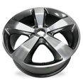 thumbnail image 4 of Brand New Single  20" Wheel For 2014 2015 2016 Jeep Grand Cherokee POLISHED GRAY OEM Design Replacement RIM, 4 of 5