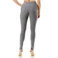 thumbnail image 6 of Jvini Women's Pull On Skinny Pants Fleece Lined Stretchy Knit Denim Jeggings With Pockets, 6 of 6