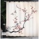 thumbnail image 4 of Nature Shower Curtain, Birds Art Style, Fabric Bathroom Decor Set with Hooks, 180cm x 180cm, Burgun, 4 of 5