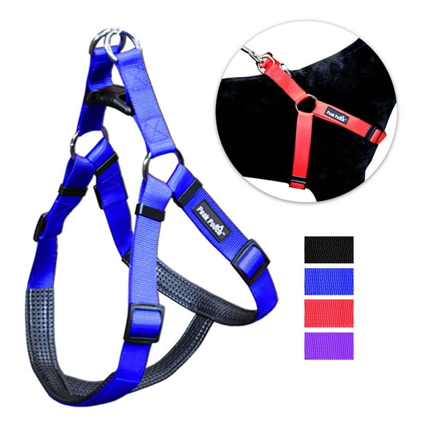 No Pull Padded Comfort Nylon Dog Walking Harness for Small, Medium, and
