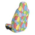 thumbnail image 2 of Wukai Colorful Easter eggs Full Set Car Seat Covers with Soft Padding Universal Auto Front Seats Protector and Cushion Mat, 2 of 5