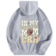 thumbnail image 4 of Oversized Hoodie for Women 'In My Football Mom Era' Graphic Sweatshirt Cozy and Stylish, 4 of 5