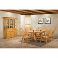 thumbnail image 3 of Selections Comfort Windsor Dining Chair with Arms Light Oak Solid Wood Armchair, 3 of 4