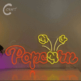 thumbnail image 3 of C-CRAFT Popcorn Neon Sign Led Light Up 25 inch for Cinema Movie Theater Wall Art Decor, 3 of 4
