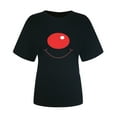 thumbnail image 3 of IROINNID Womens Casual Short Sleeve Cute Printed Round Neck Basic T-Shirt, 3 of 4