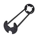 thumbnail image 1 of Ruifaya Llave para fregadero, llave para lavabo, llave para grifo de hierro multifuncional, llave para debajo del fregadero, llave hexagonal de cuatro garras, llave para grifo de cocina, 1 of 7