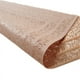 thumbnail image 2 of 6 Manteles Rectangulares Tejidos Antideslizantes de 18 X 12 Pulgadas con Textura de PVC A Prueba de Arañazos, para Decoración del Hogar de la Cocina, Color Rosa, 2 of 5