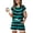 Black_#13, variant on Two Piece Sets for Women Stripe Summer Round Neck Lounge Short Sets Shorts Sleeve Drawstring Sweatsuit with Pocket,Deep Red L