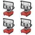 thumbnail image 1 of 4uds. Lámpara de camping de 3 pulgadas, luces de emergencia de 12W para baterías de litio M18 de 20V de Milwaukee, 1 of 2