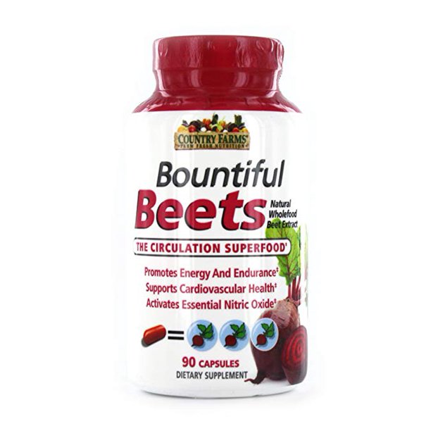 Country Farms Bountiful Beets Capsules, 90 ct, Circulation Superfood