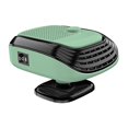 thumbnail image 4 of Ventilador portátil de calentamiento rápido para coche, calentador de 150W, 5x4,3x3,3 pulgadas, Base giratoria de 180  degree de bajo ruido para accesorios , 24v verde, 4 of 8