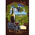 thumbnail image 5 of Walla Walla, Washington, Pinot Noir Vineyard Scene, Contour, Lantern Press, Premium Playing Cards, 52 Card Deck with Jokers, USA Made, 5 of 5