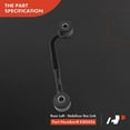 thumbnail image 3 of A-Premium Set of 4, Front Rear Sway Bar Link Stabilizer Link Kit Compatible with Mercedes-Benz C230 2004-2007, C240/C320 2001-2005, C280/C350/C32 AMG/C55 AMG/CLK320/CLK350/CLK550/CLK55 AMG/CLK63 AMG, 3 of 9