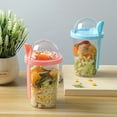 thumbnail image 3 of Overnight Oats Containers With Lids 400ml/13.5oz Portable Yogurt Cup For Breakfast  Travel  Gym  Office, 3 of 13