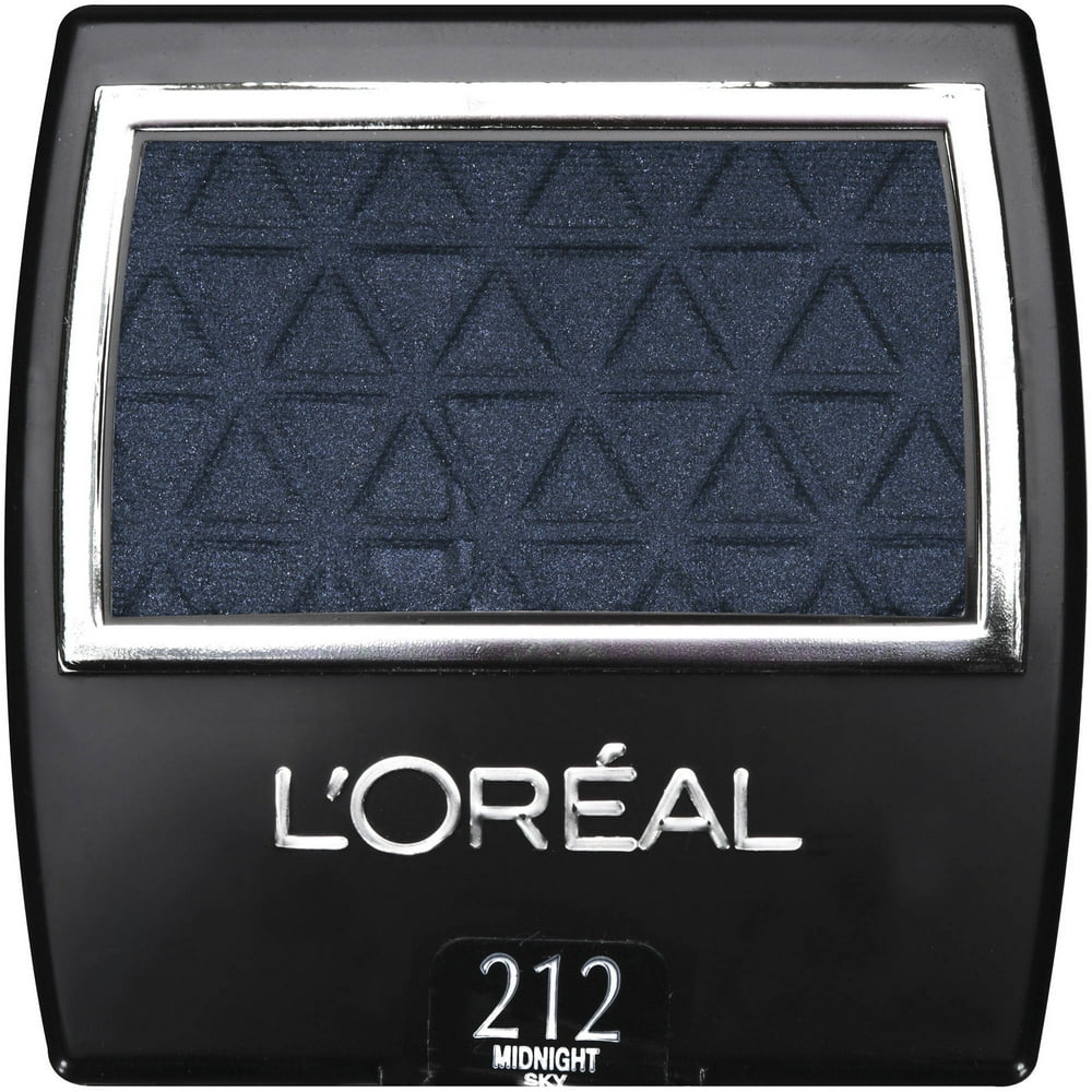 L'Oréal Paris Infinite Wear Eyeshadow, 212 Midnight Sky, 0.1 Oz