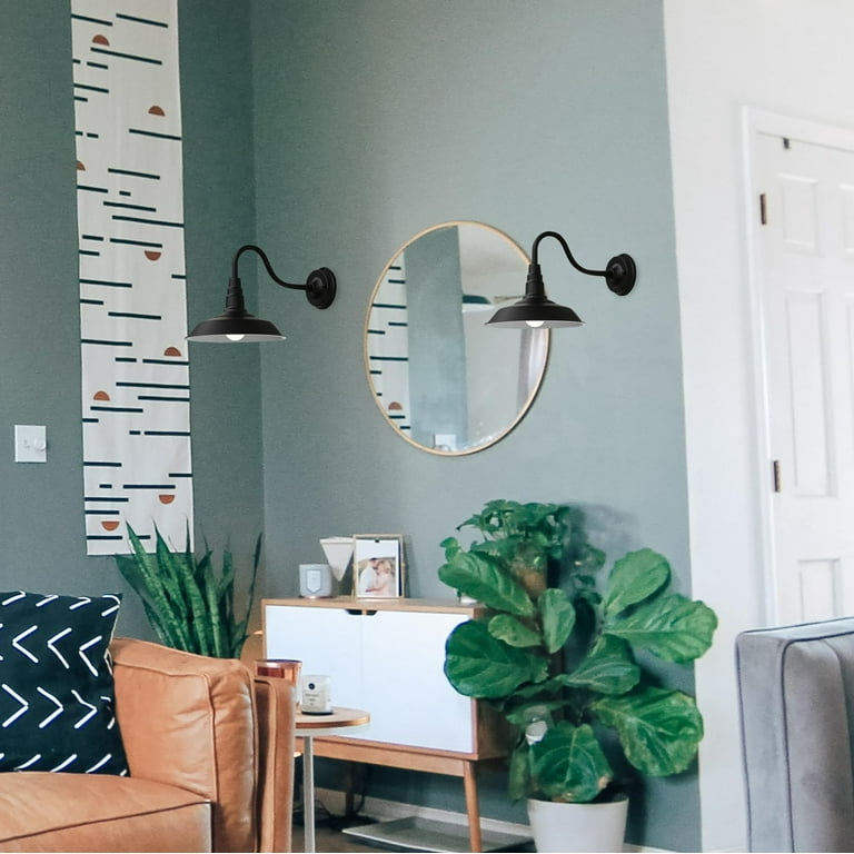 Kiven Battery Operated Wall Sconces Set of 2,Vintage Wall Lights