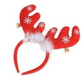 thumbnail image 1 of Pinzas para el cabello para mujeres, pinzas para peinar, pinzas para el cabello para niñas, 1 pieza, diademas navideñas con astas y cascabeles, gorros de Papá Noel para niños y adultos, diademas con a, 1 of 2