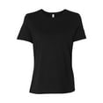 thumbnail image 2 of Ladies' Relaxed Jersey Short-Sleeve T-Shirt BLACK 2XL, 2 of 3