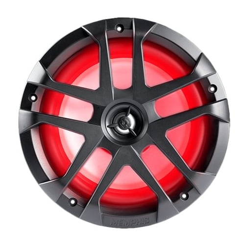 Memphis Audio MXA80L MXA 8" Marine Grade Coaxial Speakers w/RGB LED - Pair
