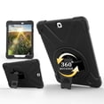 thumbnail image 6 of XYX Case for Samsung Galaxy Tab S2 9.7 inch SM-T810/SM-T815 with 360 Degree Rotating, Hand Strap, Shoulder Strap, Black, 6 of 7