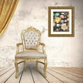 thumbnail image 3 of Nai, Danhui 12x14 Gold Ornate Wood Framed with Double Matting Museum Art Print Titled - Garden of Delight Black III, 3 of 4