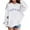 White, variant on Kids Girls Sports Hoodie Casual Pullover Sweatshirt with Large Pocket Soft Warm for Boys and Girls Daily Wear