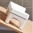 thumbnail image 6 of Squatting Toilet Stool, Detachable Stackable Potty Step Stool for Adults & Kids, White or Gray Plastic Bathroom Step Stool, 15.75x8.27x2.36in, 6 of 7