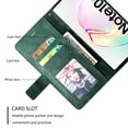 thumbnail image 2 of Dteck Case For Samsung Galaxy Note 10 Plus(6.8 inch), Luxury Magnetic Leather Card Holder Wallet Case Hybrid Protective Stand Shockproof Cover ,Green, 2 of 5
