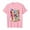 Pink, variant on XFeng Schulkind 2026 Graphic T‑Shirt Kids Back to School Short Sleeve Tee