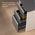 thumbnail image 4 of Bestar Connexion L-Shaped Workstation with Hutch, Multiple Colors, 4 of 8