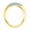 thumbnail image 2 of 1/4 Carat Round Diamond Wedding Band Ring in 10K Yellow Gold (Ring Size 4.5) (SI1-SI2 Clarity), 2 of 4