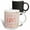 Multicolor, variant on 3drose, Word Love Typography Art with Arrows, 11oz Two-tone Yellow Mug