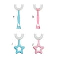 thumbnail image 4 of Billuyoard Cepillo de ergonómico de mano de silicona de doble cara para bebés Cepillo de masaje de en forma de U Gadgets para Suministros de limpieza para el hogar rosado S, 4 of 6
