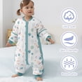 thumbnail image 3 of Bebés abrigados durante el sueño desde el verano hasta el invierno: manta portátil para bebés pequeños y primeros caminantes, 3 of 6