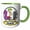 Green/White, variant on 3drose, Funny Worlds Greatest Gamer Ii Cartoon, 11oz Two-tone Red Mug