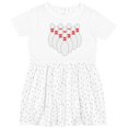 thumbnail image 3 of Inktastic Ten Pins for Bowling Girls Toddler Dress, 3 of 5