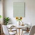thumbnail image 6 of Canvas Wall Art Sage Green Canvas Art Print Buffalo Plaid Pictures Wall Decor for Living Room Bedroom Artwork Decorations Stretched Framed Ready to Hang 20"x30", 6 of 9
