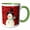 Green/White, variant on 3drose, Cute Snowman on Christmas Graphics, 15oz Mug