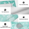 thumbnail image 5 of Teal Ombre Coastal Outdoor Rug 4x6 Ft, Non Slip Washable Area Rug, Nautical Beach Starfish Coral Summer Patio Rugs Carpet Runner, Large Floor Mat for Indoor/Outdoor Deck Porch Camping, 5 of 8
