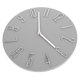 thumbnail image 2 of Relojes de pared a pilas, reloj de pared moderno, redondo, estilo moderno y sencillo, para oficina, hogar, dormitorio, sala de estar y cocina, elegante, sin pilas, color gris, 2 of 7
