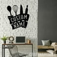 thumbnail image 4 of Craftnamesign Custom Kitchen Metal Sign, Kitchen Art, Custom Kitchen Sign, Restaurant Decor, 4 of 5