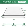 thumbnail image 7 of YRLLENSDAN 8 Inch Innerspring Mattress in a Box with Bamboo Charcoal Gel Memory Foam Fiberglass Free CertiPUR-US Certified Medium Firm Spring Mattress Pressure Relief,Queen, 7 of 7