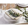 thumbnail image 3 of Fennco Styles Aulaire Banded Design 100% Cotton Table Runner, 3 of 6