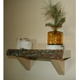 thumbnail image 5 of Wilson Enterprises, Inc. Basswood Bark Edge Wall Shelf 48" lenth, 5 of 6