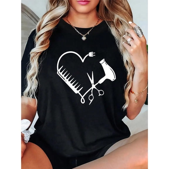 100% Cotton Hairdresser Hairstylists Hairstyling Beautician Hairdressing T-Shirt