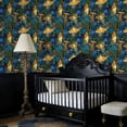thumbnail image 4 of Boho Peel and Stick Wallpaper Ethereal Forest Radiant Butterflies Misty Glow Wall Mural 23.6in x 9.8ft Self Adhesive Removable Wall Paper Renter Friendly Wallpaper for Nursery Bedroom Cabinets, 4 of 8